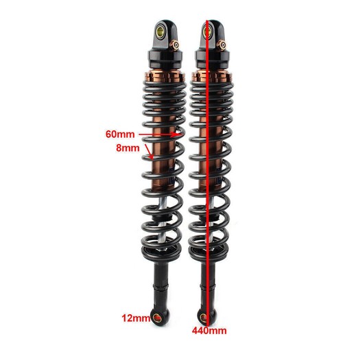 440mm Rear Air Shock Absorber Suspension for Yamaha Suzuki Honda ATV Go Kart - Picture 12 of 12