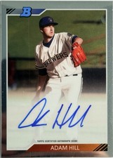2020 Bowman Heritage - Chrome Prospects Autographs Adam Hill #92PA-AHI (AU, RC)