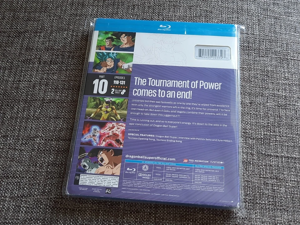 DRAGON BALL SUPER Part Season 10 Blu-Ray USA w/ Slipcover Anime Dragonball - Bild 2 von 4