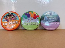 Genuine Walt Disney World Badges x 3
