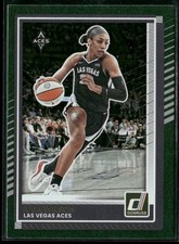 2025 Panini Donruss WNBA Aja Wilson Green Shimmer #82 (ts46)
