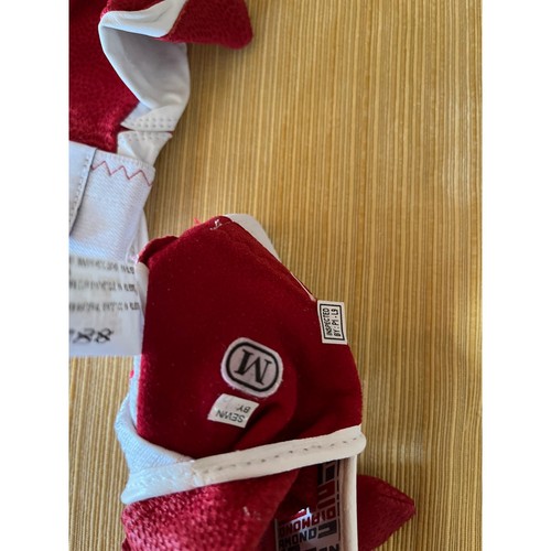Nike Diamond Elite Pro Red and White Batting Gloves Men’s Size:M - Picture 4 of 5