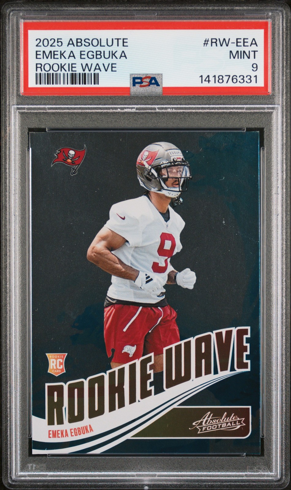 Emeka Egbuka Panini Absolute Rookie Wave #RWEEA Base