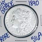 1890 MORGAN SILVER DOLLAR AUTHENTIC HI GRADE U.S. MINT COIN FREE SHIPPING 5169