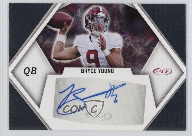 Bryce Young Sage High Series Autographs #ABY2 Base