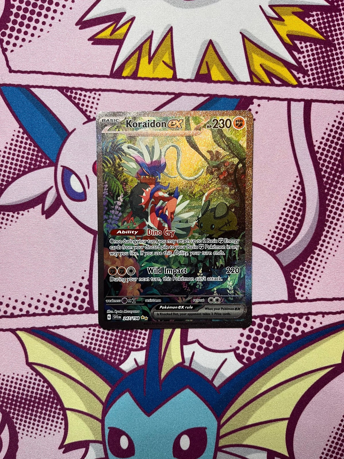 Pokemon TCG - Koraidon ex 247/198 - Scarlet & Violet Base SIR - Ungraded - NM/M