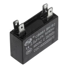 Senju Motor Run Capacitor CBB61 450VAC 2UF 4 Pin 2MFD 450V 25/70/21