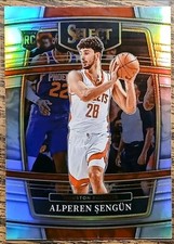2021-22 Panini Select Alperen Sengun Rookie Rockets Silver Prizm SP #19 NM-MT RC