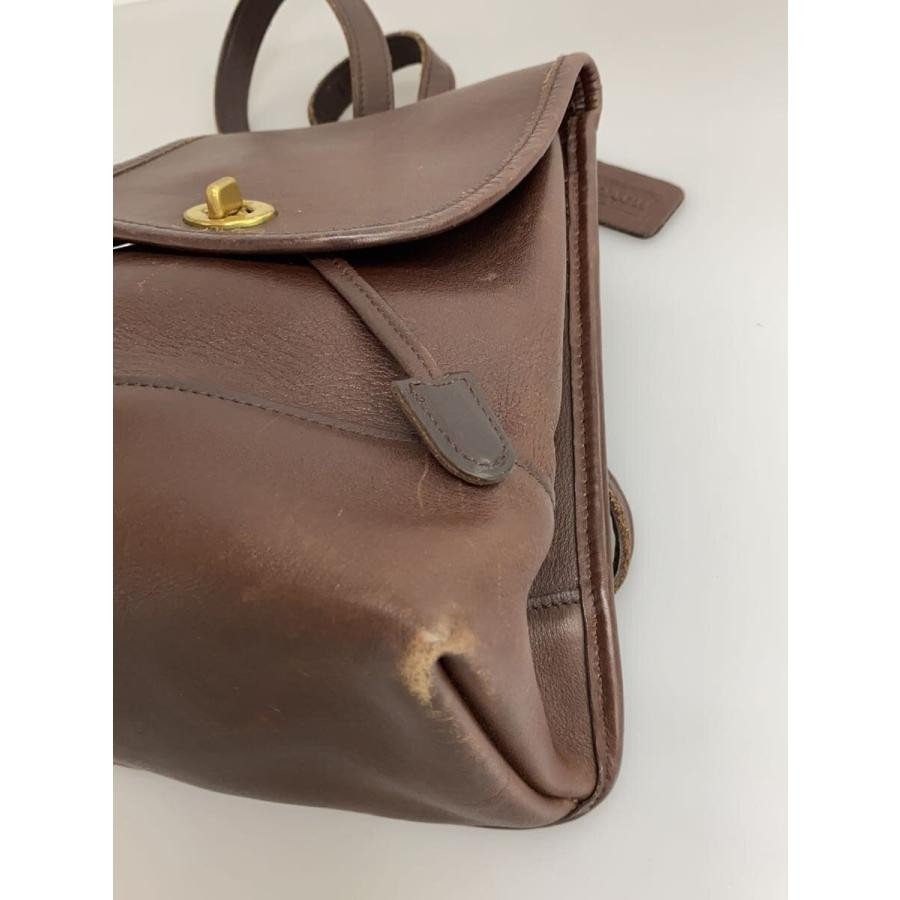 Coach backpack leather brown basic - image 7