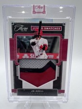 Jo Adell 2022 Panini Three And Two Jumbo Swatch #JS-JA 09/10 3 Color Patch