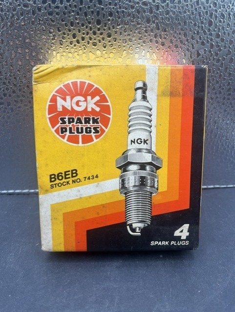 4 NGK B6EB Copper Core Spark Plugs -SN7434  1980-1983 Honda And More