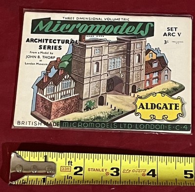 NOS 3D MICROMODELS SET #ARCV '' ALDGATE ''  LONDON'S DEFENSIVE WALL-COMPLETE-NEW