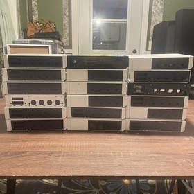 Nintendo Wii Console Lot 18 White & Black Consoles for Parts/Broken Disc Drive