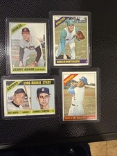 1966 Topps Baseball Card Lot All HIGH NUMBERS 4 Different VG/VGEX