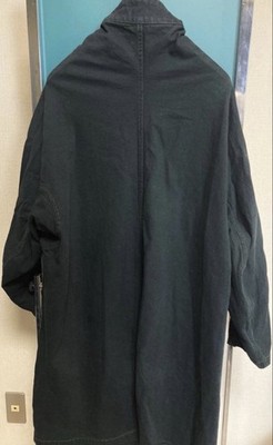 ① Y's Yohji Yamamoto 100% Cotton Black Long Coat size2 | eBay