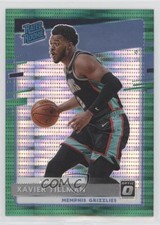 2020 Donruss Optic Fanatics Box Set Green Pulsar Prizm Xavier Tillman #185 0nr3