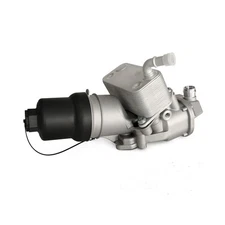 MITZONE Upgrade Aluminium Oil Cooler Filter Housing with Oil Cooler compatibl...