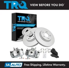 TRQ Front Brake Pad & Rotor Kit Fits 2007-2017 Mitsubishi