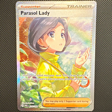 Pokemon TCG Parasol Lady 255/182 SV04 Paradox Rift SIR Full Art Holo Eng 2023 on eBay