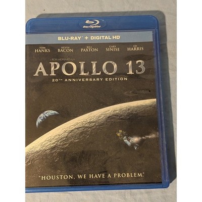 Apollo 13 Blu-ray 20th Anniversary Edition Tom Hanks Ron Howard Movie Digital HD