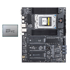 H12D-8D AMD EPYC 7002/7003 8-channel BMC DDR4 IPMI2.0 AMD EPYC 7702P 64C128T