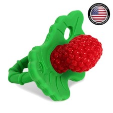 Multi-Texture RaZberry Teether Pacifier Comforting BPA-Free Design for Infants