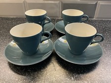 Poole Blue Moon - 4 x Larger Cups & Saucers