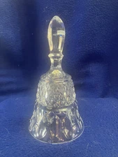Vintage Crystal 6.5” Hand Cut Dinner Bell