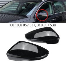 2x Außenspiegel Abdeckung Spiegelkappen L+R Für VW Passat B7 Jetta MK7