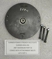 SUNNEN KKN-204 FACE PLATE FOR POWER STROKING UNITS - LOT # SFP-1