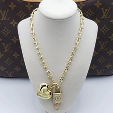 Authentic Louis Vuitton Lock & Key w/ Unbrand...