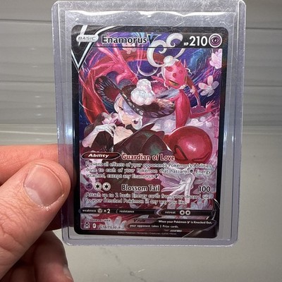 Pokemon TCG Enamorus V Holo Ultra Rare Full Art SW&SH Lost Origin TG18/TG30  NM | eBay