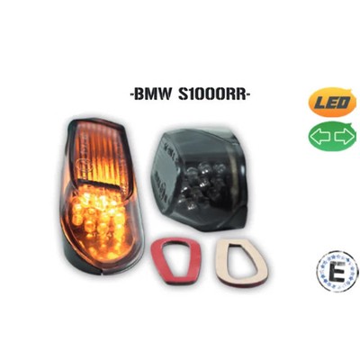 LED-Verkleidungsblinker für BMW getönt Maße: 43x25x24mm 3M 27 Ohm/5W 284114