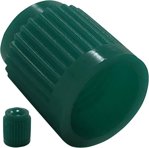 1000 Green Plastic Tire Caps Air Valve Stem Universal Car Truck N2 Nitrogen - 第 5/6 張圖片