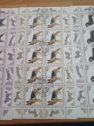 Bund BRD Kleinbogen Satz gestempelt Hunde 1797 - 1801 - Bild 4 von 6