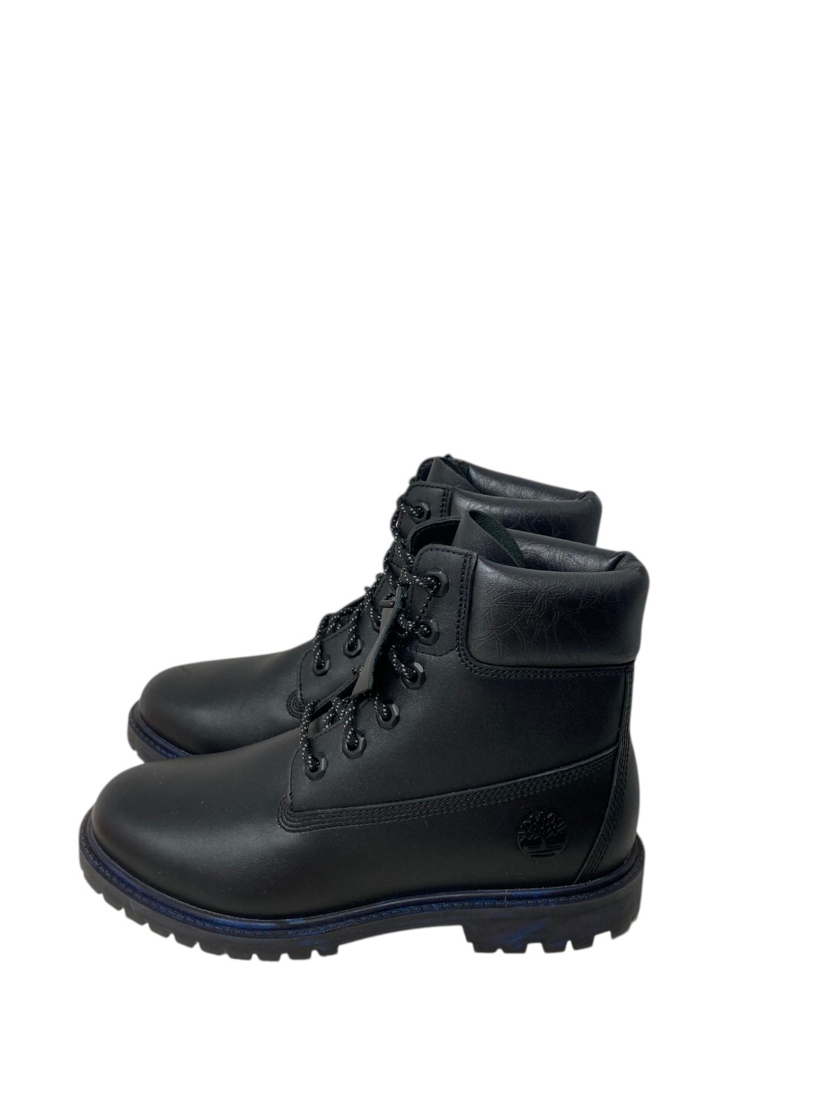 SAOLA Stivaletti Timberland donna taglia 7 nero blu legno di tiglio suola impermeabile strappo