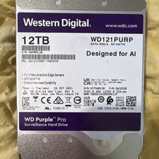 Western Digital WD Purple Pro 12TB 3.5" SATA III 7200RPM 256MB WD121PURP
