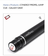 Cuetec Propel Jump Cue Galaxy Grey 13.9mm Carbon Shaft