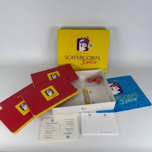 Vintage Milton Bradley Scattergories Junior (1989) - COMPLETE and Clean