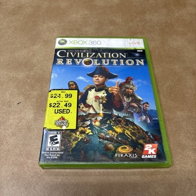 Sid Meier's Civilization Revolution (Microsoft Xbox 360, 2008) CIB