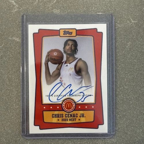 2025 Topps Chrome Mcdonald's All American - Event Autographs Chris Cenac Jr....