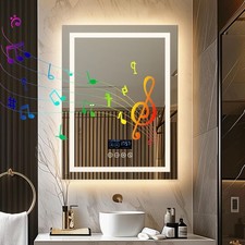  LED Bathroom Mirror 600x800mm Wall Mounted, Illuminated Vanity Light