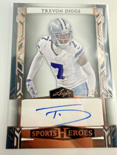 Trevon Diggs Sports Heros Leaf #BA-TD1 Auto #19/25