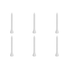 Doanas-50Pcs Maple Wood White Golf Tee Holder Set For Outdoor Sports