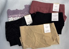 Women  s Auden Brand Lot Of 5 M Size Panties NEW 