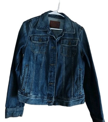 Lauren Ralph Lauren Y2K Denim Jean Jacket NYC Classic Nightlife Size Large