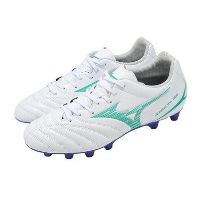 Mizuno Monarcida Neo III 3 Select Wide White Green Men Soccer Shoes P1GA2625-30
