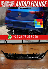 💕ART. 0774 DIFFUSOR POLO AW1 2017-2022 LOOK GTI SCHWARZ GLÄNZEND💕