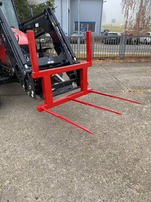 Ballenspieß BallengabeI Euroaufnahme Ballentransportgabel 1200mm 3 Zinken Hoch