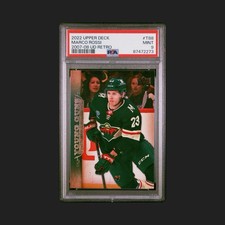 2022-23 Upper Deck Extended Marco Rossi Young Guns #T-88 PSA 9 Wild